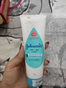 Milk Rice Cream 30g Johnson Baby Milk Cream 3-12 Months White